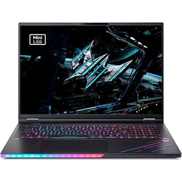 Acer Predator Helios 18 AI PH18-73-93YX, 18" WQUXGA MiniLED Notebook mit Intel Core Ultra 9 275HX, RTX 5090, 64GB RAM, 2048GB SSD, Schwarz – Bild 9