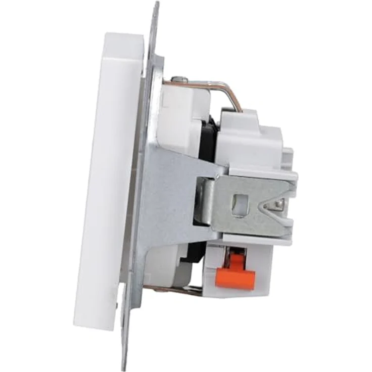 GIRA 445327 Steckdose Shutter erhöhter Berührungsschutz System 55 Reinweiß seidenmatt – Bild 4