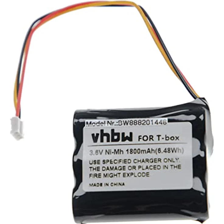 vhbw Akku Ersatz für Tonies 50AA5S für Hörspielbox (1800 mAh, 3,6 V, NiMH) - Leistungsfähiger Austausch-Akku, wiederaufladbar – Bild 1