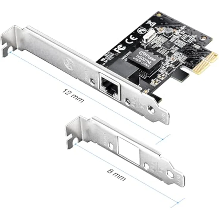 Cudy PE10 Gigabit Netzwerkkarte PCI Express, 10/100/1000 Mbps RJ45 LAN Karte, Treiber frei unter Windows 10/8.1/8 – Bild 2