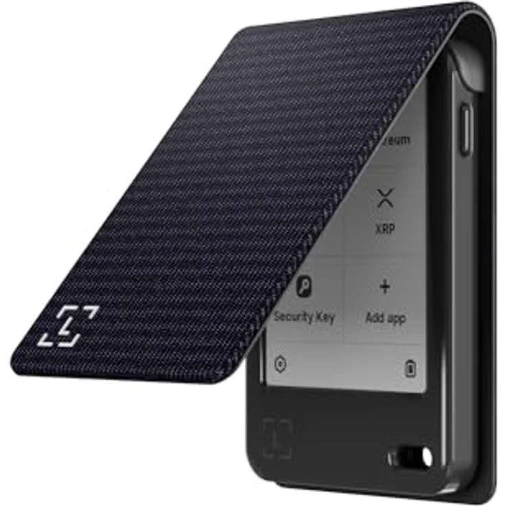 Ledger Nano Gen 5 Magnet Folio, Schutzhülle aus strapazierfähigem Nylon und sanftem Mikrofasermaterial, party aubergine – Bild 5