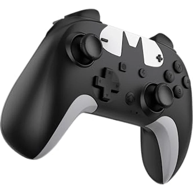 DRAGON SHOCK PopTop Wireless Controller The Signal Switch für Nintendo, kabelloser Gamepad mit Turbo-Funktion und 4 Vibrationsstufen, schwarz – Bild 5