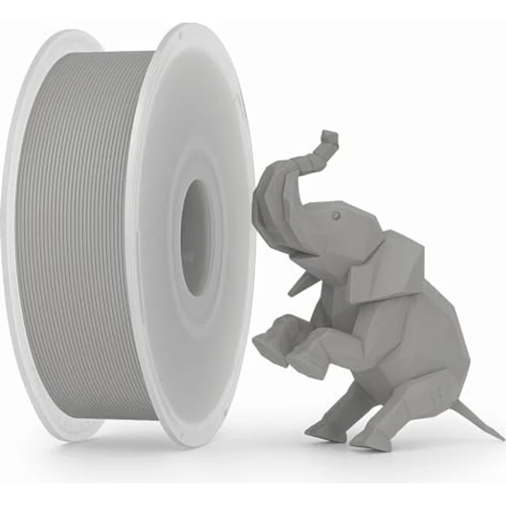 Bambu Lab PLA Basic 3D Filament, 1.75 mm, 1000 g, grau, umweltfreundlich und einsteigerfreundlich – Bild 2