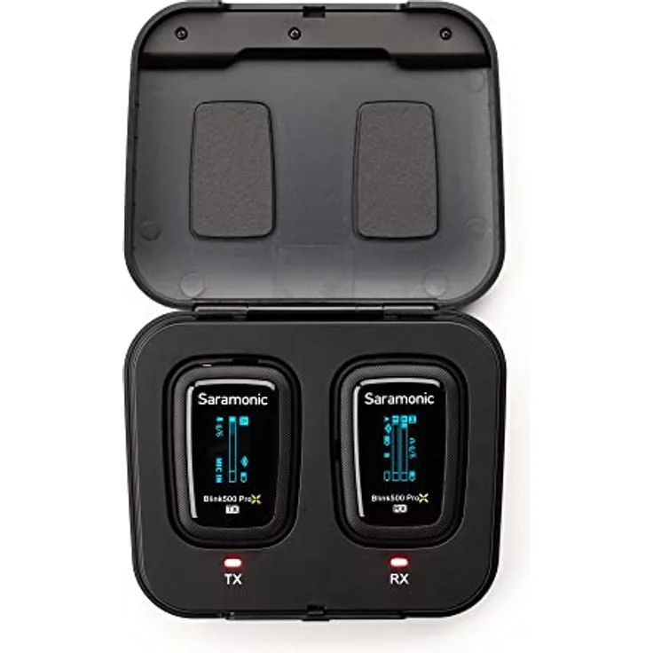 Saramonic BLINK500 Prox B1, Kabelloses Mikrofonsystem mit 2,4 GHz, 100 m Reichweite, ultra-niedrige Latenz und langer Akkulaufzeit – Bild 3