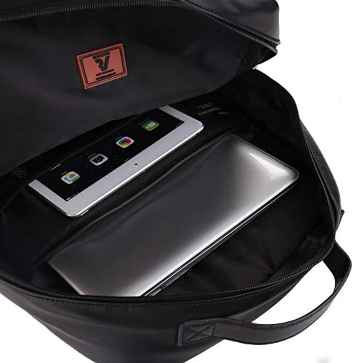 Roncato Brooklyn Rucksack, 41 cm für Laptops, 100% Polyurethan, schwarz – Bild 5