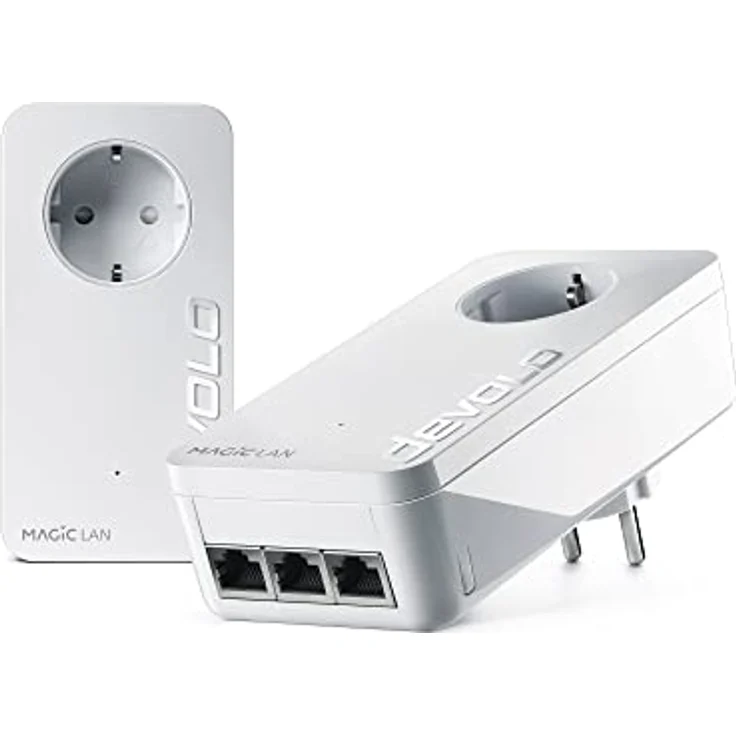 devolo Magic 2 LAN 2400 triple Starter Kit: Weltweit schnellstes Powerline LAN-Adapter-Set für Ihr Highspeed-Heimnetzwerk, ideal für Home Office (2400 Mbit-s, 3x Gigabit LAN-Anschlüsse, G.hn) – Bild 2