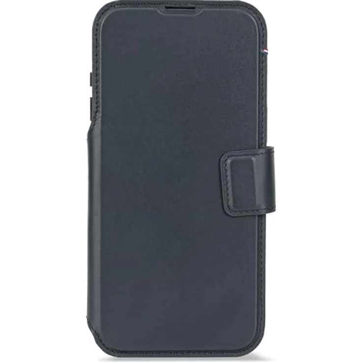 Decoded 2-in-1 Lederhülle für iPhone 17 Pro Max, Abnehmbare Wallet aus Premium ECCO Leder, MagSafe kompatibel, Fallschutz, Kratzfest, Metallknöpfe, Blau – Bild 3
