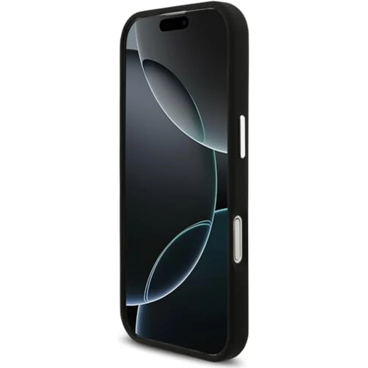 CG MOBILE AMG Silikon-Übergröß Rhomben Schutzhülle kompatibel mit MagSafe für iPhone 17, Schwarz – Bild 4