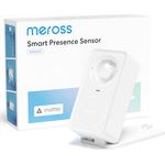 Meross Präsenzmelder MS600, Smart Anwesenheitssensor mit Kabel, WLAN Bewegungsmelder Innen für die Heimsicherheit, Matter Plattform, Apple HomeKit, Alexa, Google Home