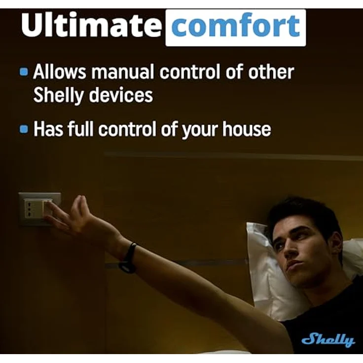 Shelly Home Shelly Relais 'Plus i4 DC' WLAN Szenenaktivierer BT – Bild 2