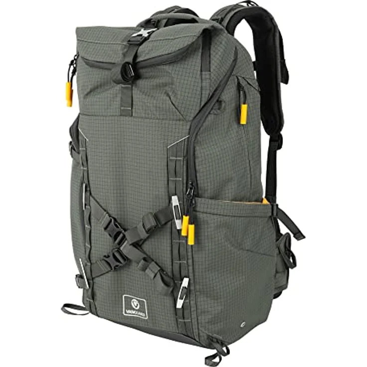 Vanguard Veo Active Birder 56 kg, Fotorucksack mit 47 l Volumen, robuste Nylonkonstruktion, Regenschutz, ergonomische Tragegurte, grün – Bild 1