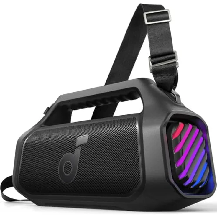 Soundcore by Anker, Boom 2 Plus Bluetooth Lautsprecher, Schwarz – Bild 1