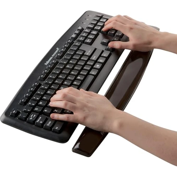 Fellowes Crystal Gel Tastatur-Handgelenkauflage, schwarz (9112201) – Bild 3