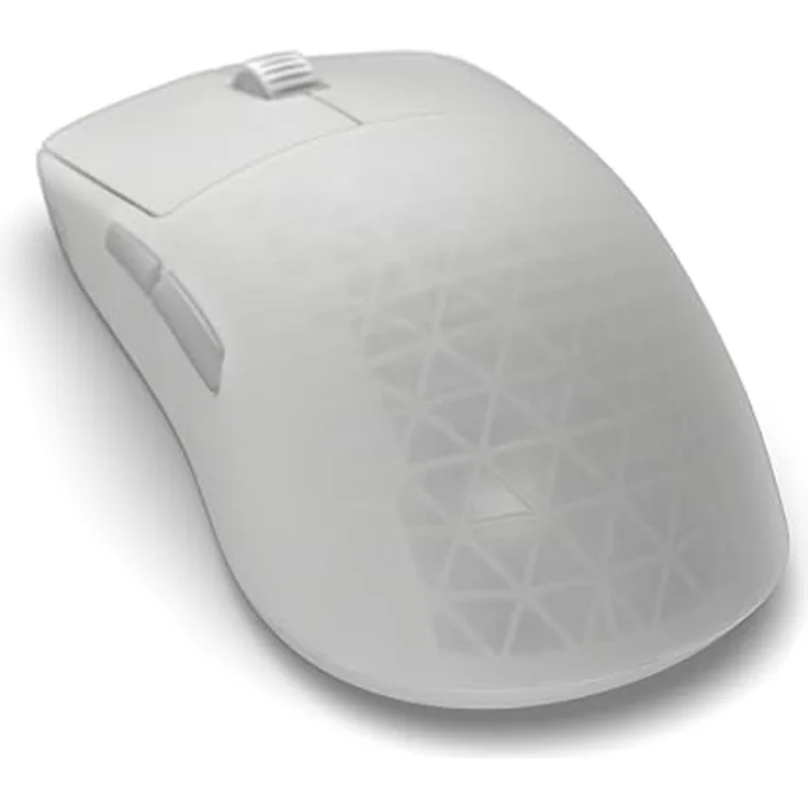 Endgame Gear OP1w 4k Wireless Gaming Maus, kabellos mit PixArt PAW3395-Sensor, bis zu 26.000 CPI, White Frost