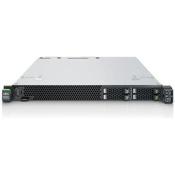 Fujitsu PRIMERGY RX1330 M6, Rack Server mit Intel Xeon E5, 32 GB RAM, 3,5 GHz, Hot-Plug-fähig