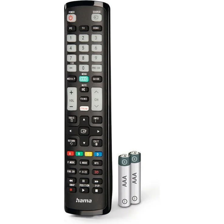 Hama Universal Ersatzfernbedienung für Samsung TV, lernfähig Universal-Fernbedienung (1-in-1), schwarz - Preisvergleich