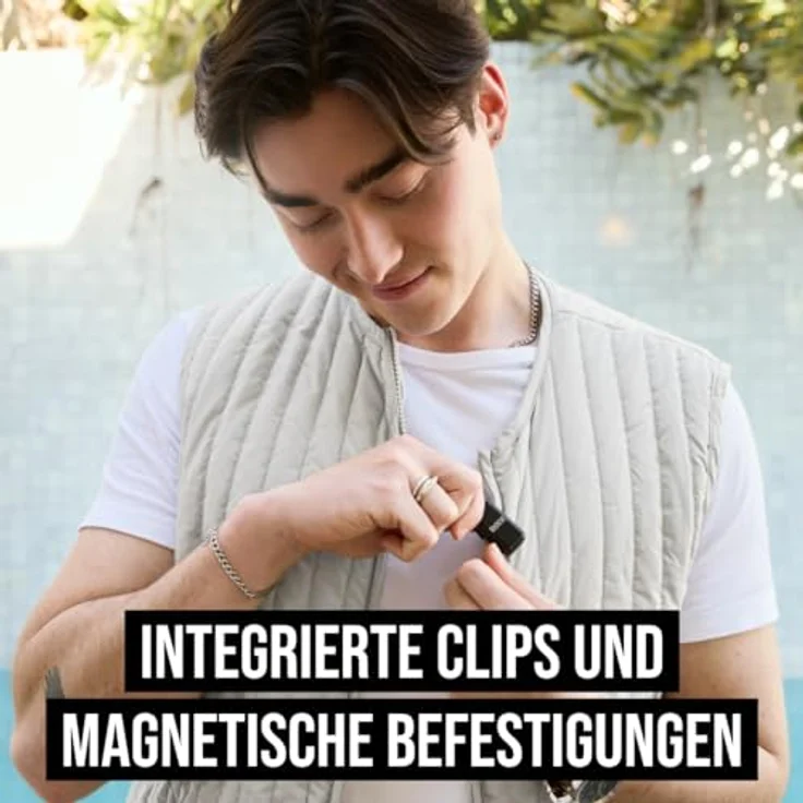 RØDE Wireless Micro - Kompaktes drahtloses Mikrofon, zwei Mikrofone mit Ladehülle - USB-C, Schwarz – Bild 5