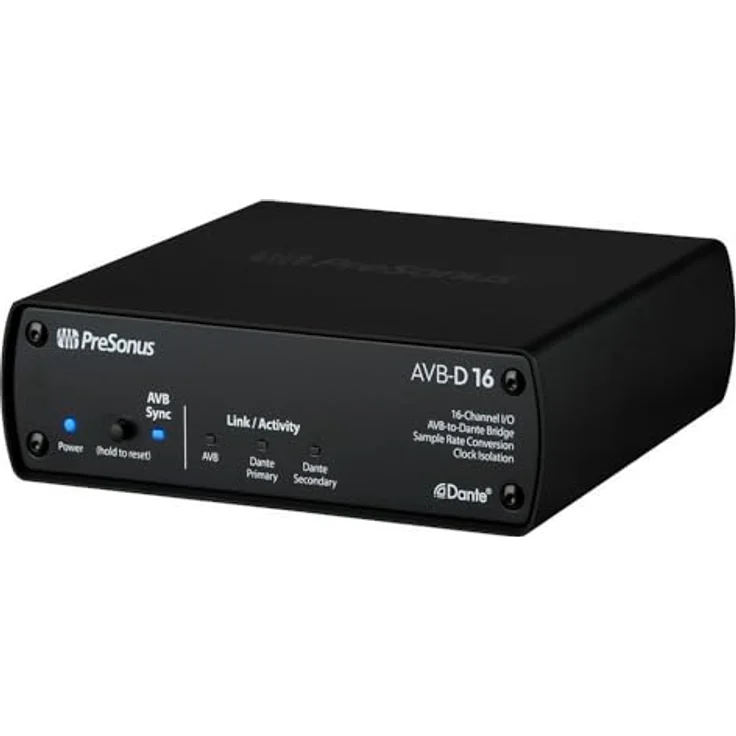PreSonus AVB-D16 16x16 AVB-to-Dante Brücke, Audio-Interface mit asynchroner Sample Rate Konvertion und präziser Uhr-Isolation – Bild 1