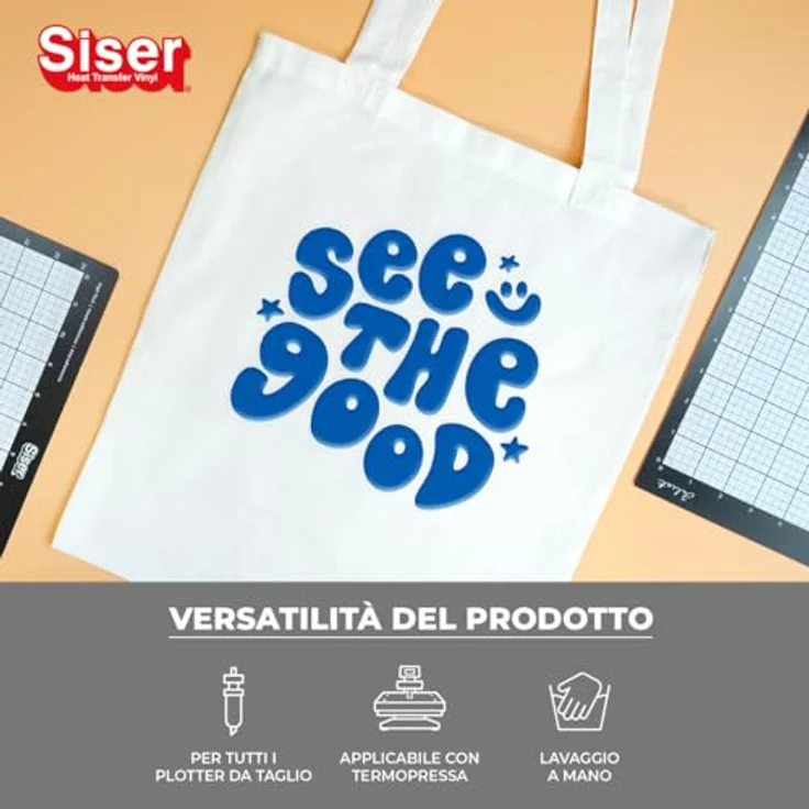 Siser Easy Puff Textiltransferfolie, 30 cm Schnittbreite, Blau, 3D-Effekt für kreative Designs – Bild 5