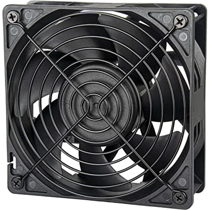 SilverStone SST-FHS120X - Hochleistungsfähiger PWM-Industrielüfter (120 x 38 mm)