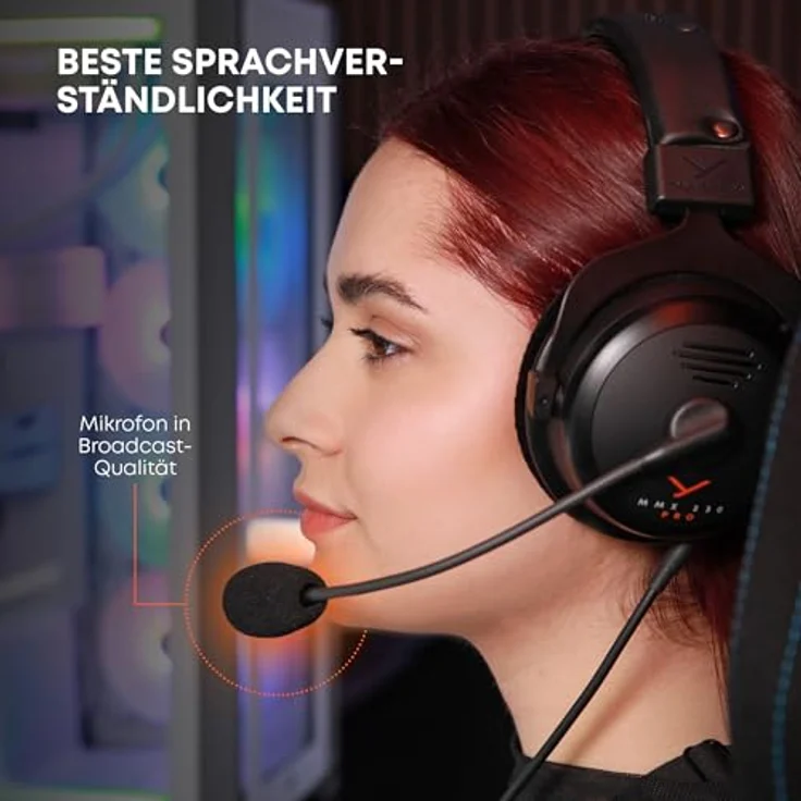 beyerdynamic MMX 330 PRO offenes Gaming-Headset, Made in Germany, professioneller Studiosound, einzigartige Sprachverständlichkeit, höchster Tragekomfort, austauschbare Ersatzteile – Bild 5