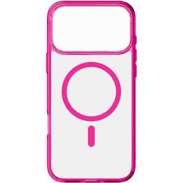 Cellular Line Iconic Mag - iPhone 17 Pro Transparente Hülle mit farbigen Rändern, kompatibel mit MagSafe, klar/bunt – Bild 3