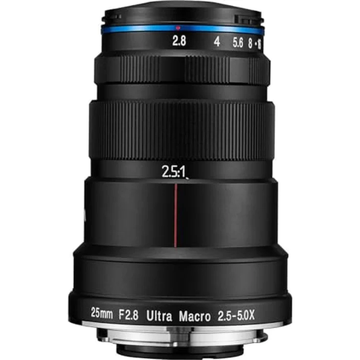 Laowa 25mm f/2.8 2.5-5X Ultra Macro SLR Makro-Objektiv Schwarz – Bild 4