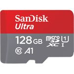 SanDisk Ultra 128 GB MicroSDXC Speicherkarte UHS-I Class 10 140 MB-s mit Adapter (SDSQUAB-128G)