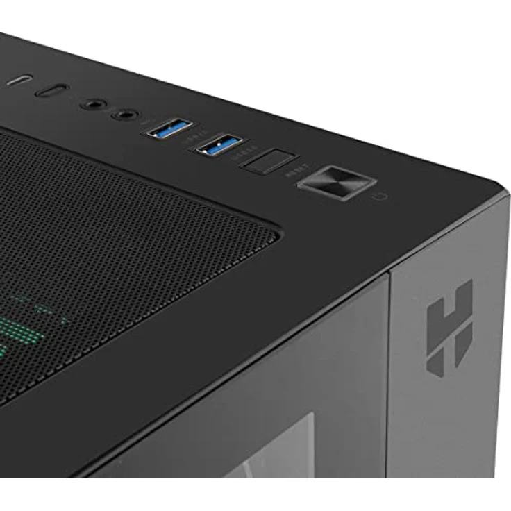 NOX Hummer Astra ARGB, Midi Tower PC-Gehäuse mit gehärtetem Glas, 4 Lüfter, USB 3.0, Schwarz – Bild 7
