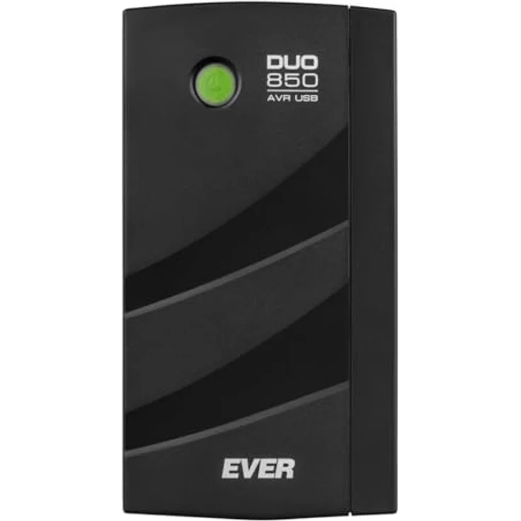 Ever Duo 850 PL AVR USB, Line-interaktive USV mit 550 Watt Ausgangsleistung, Sinuswellen-Ausgang und USB 2.0-Anschlüssen – Bild 3