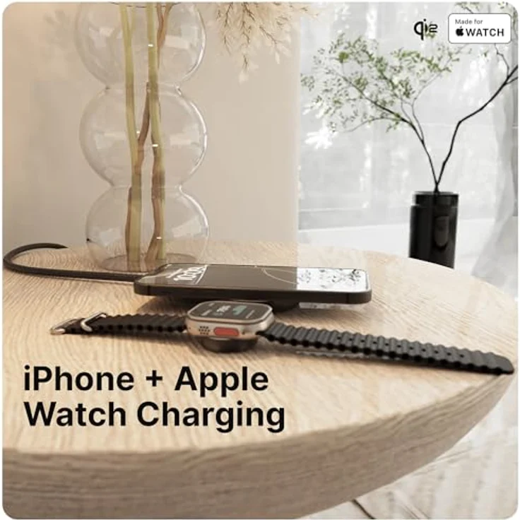 Zens Wireless Charger Pro 2, Qi2-zertifiziertes 25 W Ladegerät mit magnetischem Design, schwarz – Bild 3