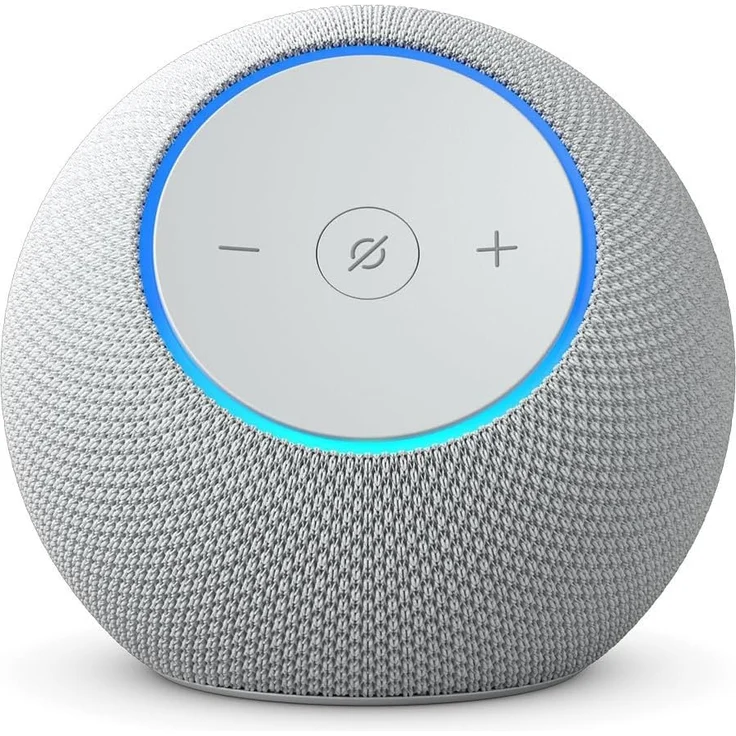 Amazon Echo Dot Max (neueste Generation), Alexa-Lautsprecher mit raumfüllendem Klang, integriertem Smart-Home-Hub und Omnisense-Technologie, Weiß – Bild 1