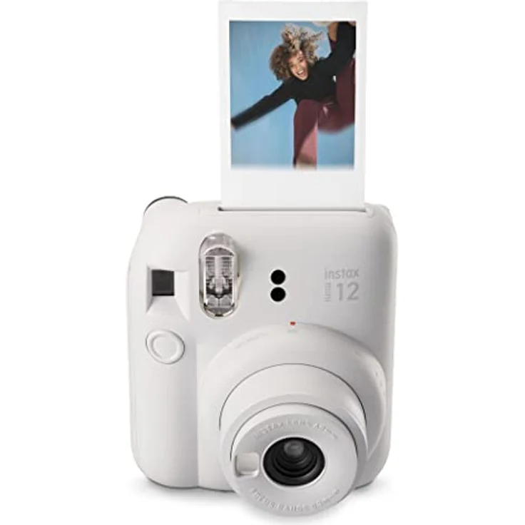 Fujifilm Instax Mini 12, Sofortbildkamera mit 40 Aufnahmen, automatische Belichtungssteuerung, Tonweiß – Bild 5