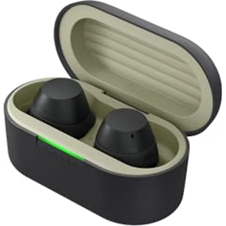 LG xboom Budslite, In-Ear Bluetooth Kopfhörer mit Noise Cancelling, IPX4-Spritzwasserschutz, Schwarz – Bild 2