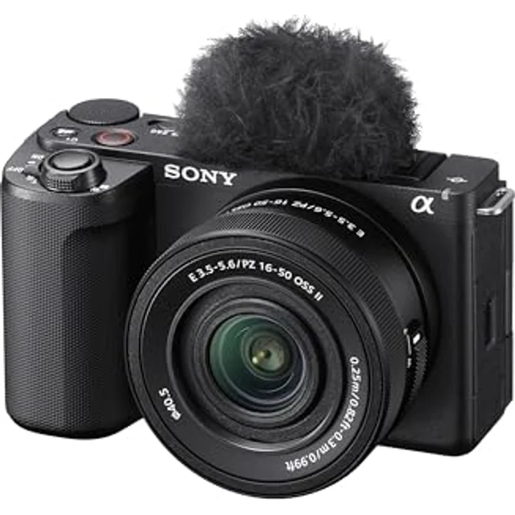 Sony Alpha ZV-E10 II | APS-C Spiegellose Videokamera, 16-50 mm f/3.5-5.6 Power Zoom, 4K60p Video, 4:2:2 10Bit-Aufnahme, 26 MP, digitale Stabilisierung, Auto-Augenfokus – Bild 2