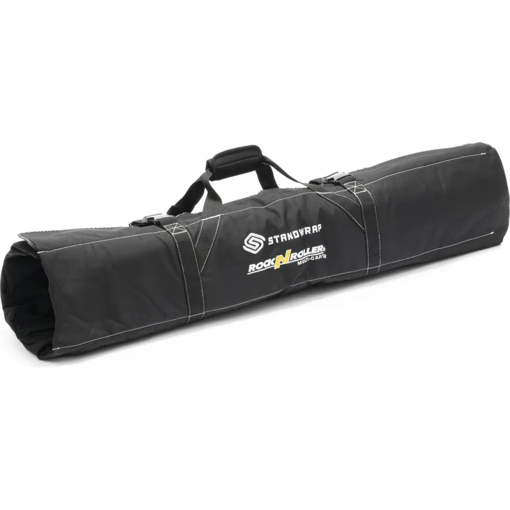 RocknRoller RSA-SWLG, Standwrap 4-pocket Roll-Up Zubehör Tasche für Audio Racks & Cases, große Fächerlänge