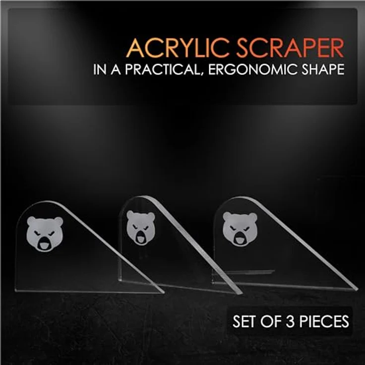 Thermal Grizzly TG Scraper, Präzisionsschaber aus Acrylglas, 3 Stück für PC-Kühlung – Bild 3