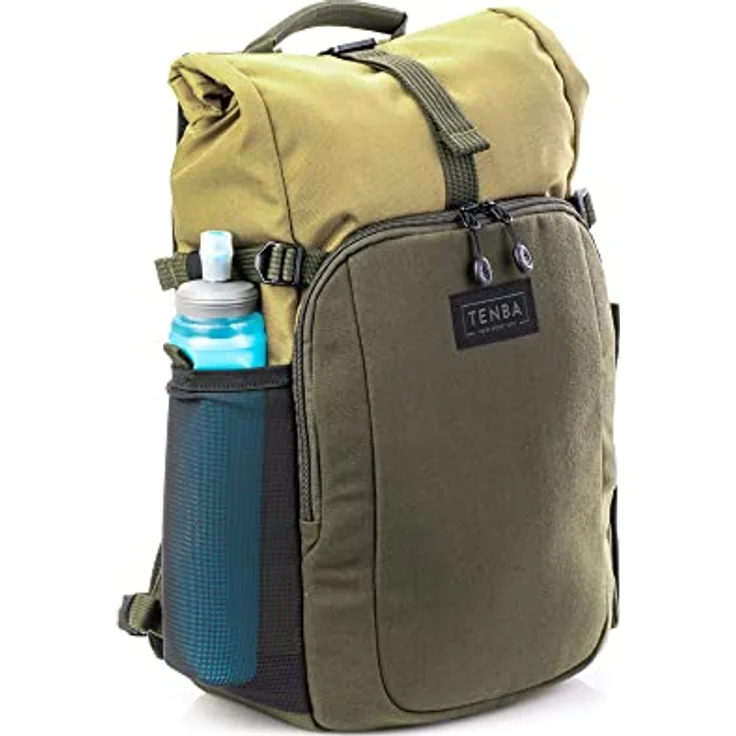 Tenba Fulton V2, Fotorucksack 10 l für DSLR/Kompaktkamera, Rolltop-Design, Grün – Bild 8