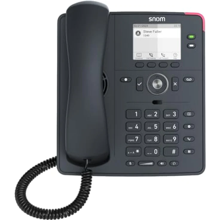 Snom D150, VoIP-DECT-Telefon mit dreiweg Anruffunktion, SIP-Unterstützung und 2 Leitungen, Slate Gray – Bild 6
