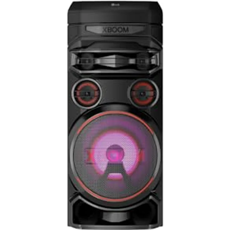 LG XBOOM RNC7, 3-Wege-Soundsystem mit 5 Lautsprechern (Dolby Audio, Karaoke- & DJ-Funktionen, Beleuchtung), Schwarz [Modelljahr 2023] – Bild 2