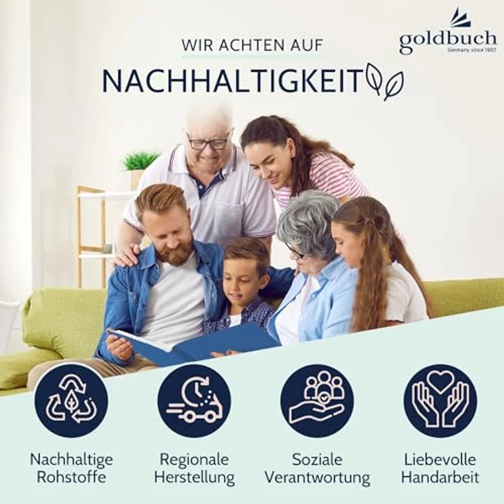 goldbuch Foto-Ringbuch, Bella Vista, 26 x 32 cm, Leinen, Blau, 37916 – Bild 7