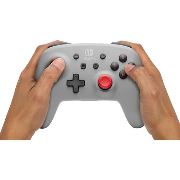 PowerA Kabelloser Controller für Nintendo Switch - Retro-Grau, Gamepad, 40 Stunden Batterielaufzeit, offiziell lizenziert – Bild 2