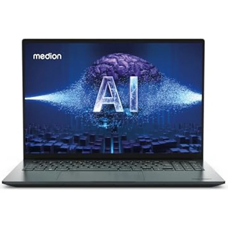 MEDION 40,6 cm (16 Zoll 4K OLED) S10 Laptop (Intel Core Ultra 7 155H, 16GB DDR5 RAM, 1TB PCIe SSD, 100% DCI-P3, FHD Webcam, WLAN, Win 11) - Leistungsstarker Laptop mit Intel Core Ultra 7 155H & 4K OLED Display – Bild 1