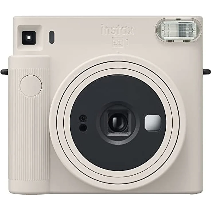 Fujifilm Instax SQUARE SQ1 chalk white EX D Sofortbildkamera + Fujifilm Instax SQUARE Film – Bild 3
