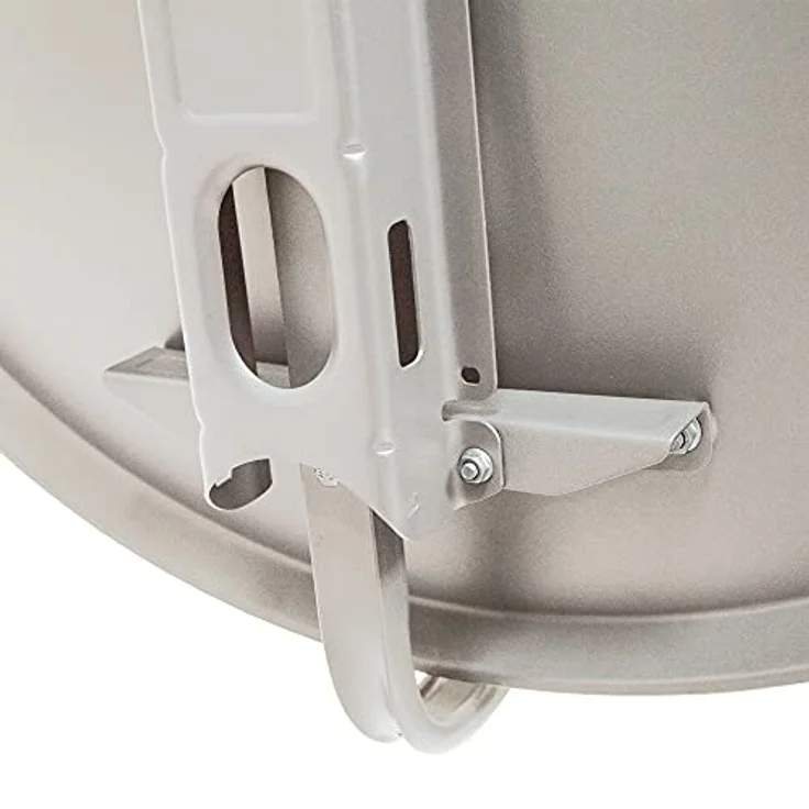 PremiumX Satelliten-Komplettanlage PXA100, 100cm Aluminium Satellitenschüssel in Hellgrau, Quad LNB für bis zu 4 Teilnehmer, 8x F-Stecker, HD und Ultra HD geeignet – Bild 5