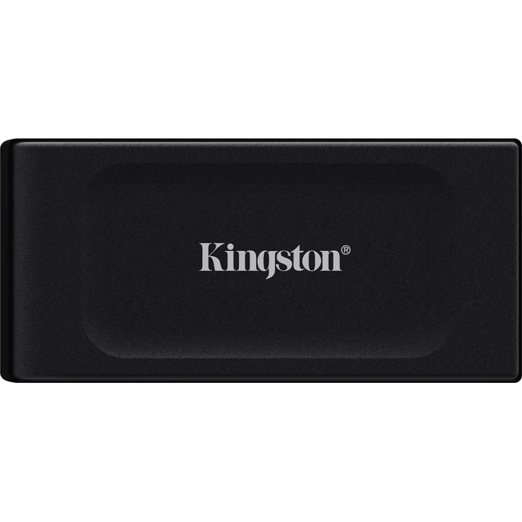 Kingston XS1000, Externe SSD mit 2 TB Speicherkapazität und Geschwindigkeiten bis zu 1.050 MB/s, Schwarz