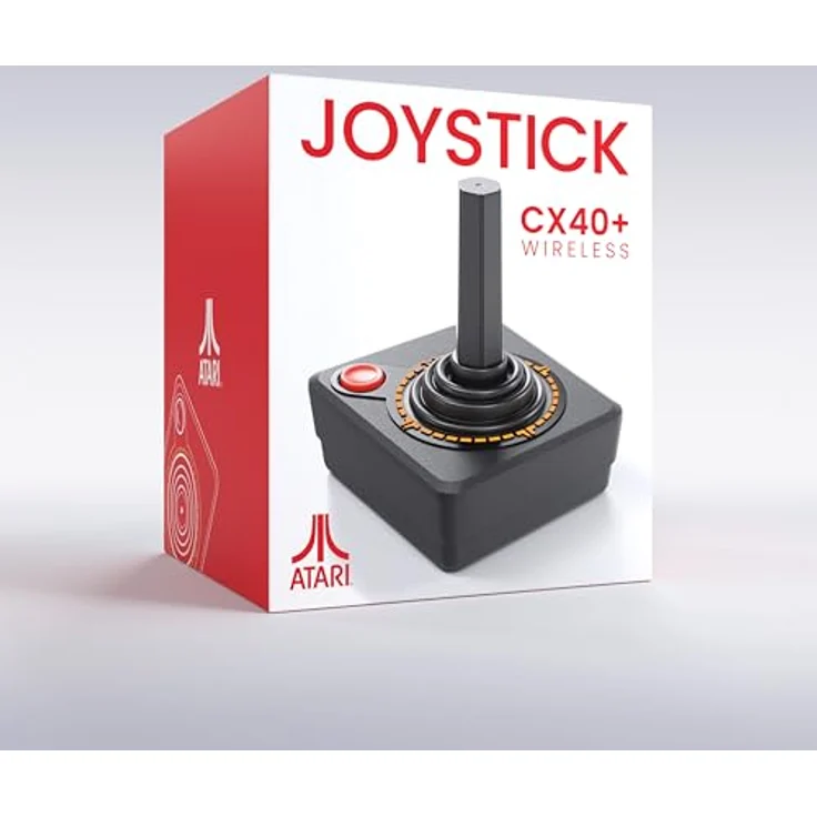 ATARI CX40+ Wireless Joystick, Atari Retro Konsole, kabellos, schwarz – Bild 2