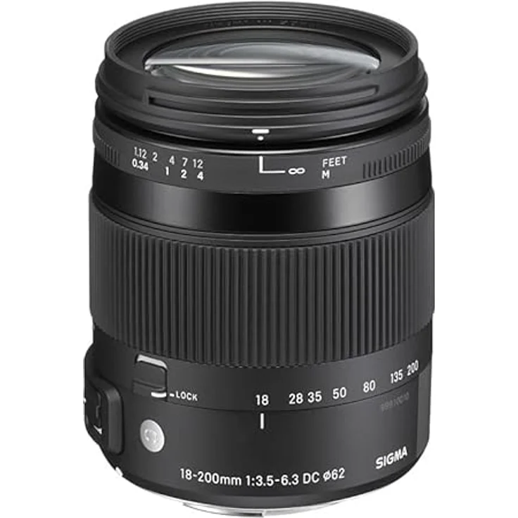 Sigma 18-200mm F3,5-6,3 DC Macro OS HSM Contemporary Objektiv (62mm Filtergewinde) für Sony A-Objektivbajonett – Bild 2