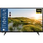 TELEFUNKEN XF40SN550S 40 Zoll Fernseher/Smart TV (Full HD, HDR, Triple-Tuner) - Inkl. 6 Monate HD+ [2023], Schwarz