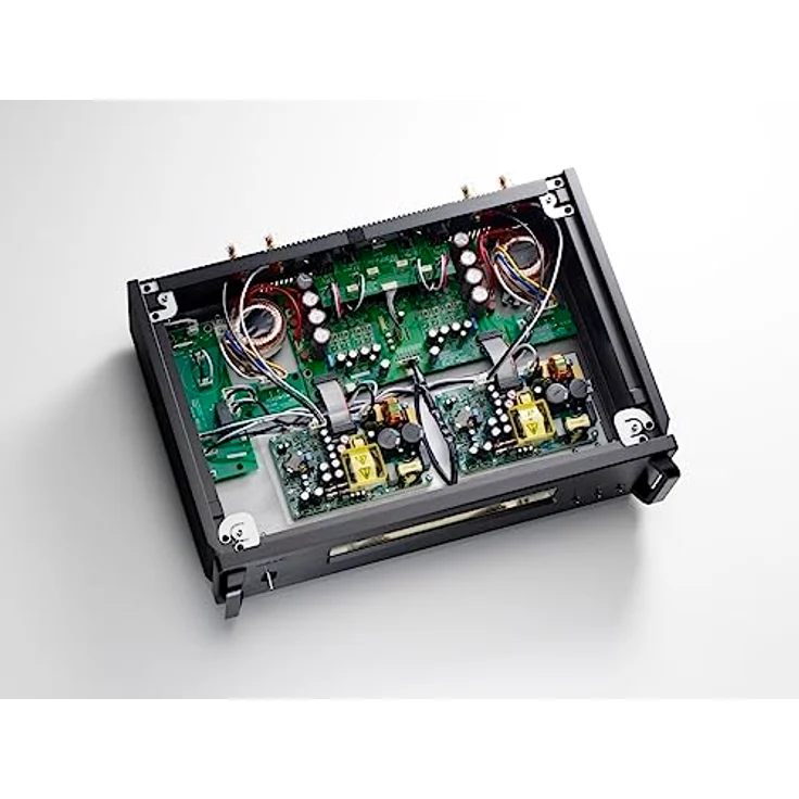 TEAC Reference AP-701 Stereo Endverstärker, Dual-Mono Design, Lüfterlose Konstruktion, Hypex Ncore Technologie, Schwarz – Bild 3